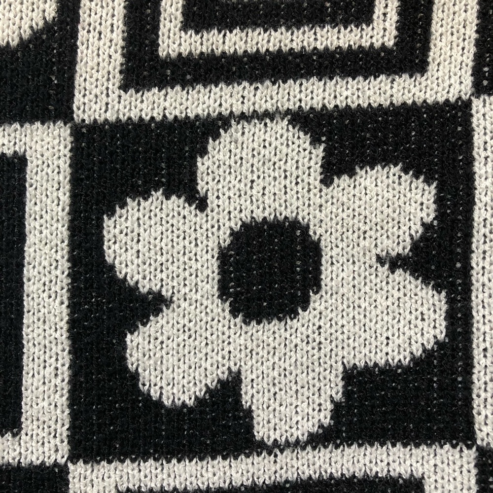 Cleo Black & White Knit Floral Cardigan - Picture 7 of 17